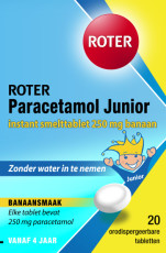 Roter Paracetamol Junior Smelt Tabletten 20 stuks