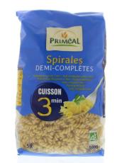 Primeal Halfvolkoren Spiralen Snelkook 3 Minuten Bio 500 G