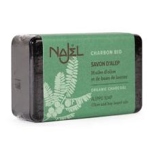 najel Aleppo Olijfzeep Met Charcoal 100 Gram