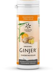 lemon pharma Ginjer Original Gember Kauwgom 20 Stuks