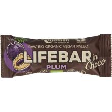 Lifefood Lifebar Inchoco Plum Bio 40 Gram