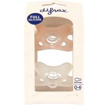 Difrax Siliconen Fopspeen Natural 0-6 Maanden 2 Stuks