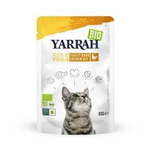 Yarrah Kat Filet met Kip in Saus Bio 85 Gram