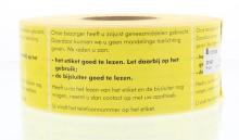 Spruyt Hillen Sticker bezorgen / bijsluiter 1000st