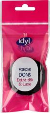 Idyl Poederdons Zwart Extra Dik & Luxe 1 Stuk