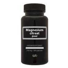 APB Holland Magnesium citraat puur 750 MG 160 Capsules