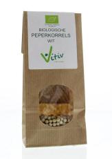 Vitiv Peperkorrel Wit Bio 40 Gram
