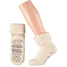 apollo Slofsok anti slip unisex grijs/beige 35-38 1paar