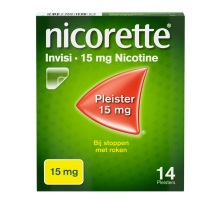 Nicorette Invisi Patch Pleisters 15 MG 14 Stuks