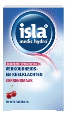 Isla Moos &reg; Medic Hydro+ Kersensmaak 20 Keelpastilles 1 Stuk