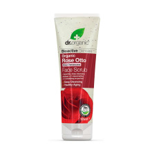 dr organic Gezichtscrub Rose 125 ML