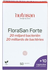 Nutrisan Florasan Forte 20 Miljard Bacteri&euml;n 60 Capsules