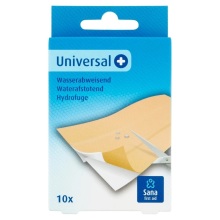 sana First Aid Wondpleister Universeel 10x6 CM 10 Stuks