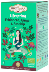 Shoti Maa Lifespring Thee Enchinacea, Ginger & Rosehip 16 Stuks