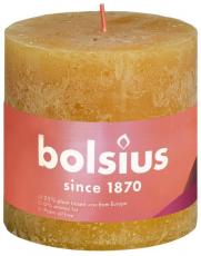 Bolsius Rustiek Stompkaars Shine 100/100 Honeycomb Yellow 1 Stuk