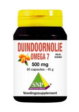 SNP Duindoorn Olie Omega 7 500 MG Halal-Kosher 60 Capsules