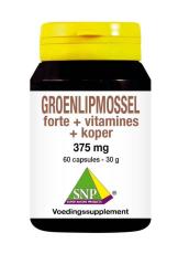 SNP Groenlipmossel Forte + Vitamines + Koper 60 Capsules