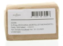 Jacob Hooy Zedoaria wortel/zitwerwortel 250g