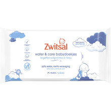 Zwitsal Babydoekjes Water & Care  75 Stuks