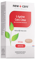 New Care L Lysine + Cat's Claw 60 tabletten