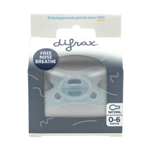 Difrax Fopspeen Natural 0-6 M SE Blue Topaz 1stuk