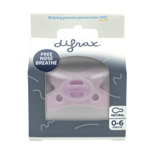 Difrax Fopspeen Natural 0-6 M SE Rose Quartz 1stuk