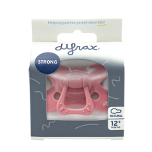 Difrax Fopspeen Natural 12+ M Uni Raspberry 1stuk