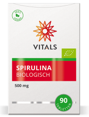Vitals Spirulina 500mg Biologisch 90 tabletten