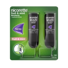 Nicorette Mondspray fruit & mint duo 300ml