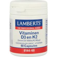 Lamberts Vitamine D3 1000IE en K2 90mcg 60 Capsules