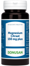 Bonusan Magnesiumcitraat 150 mg plus 60 tabletten