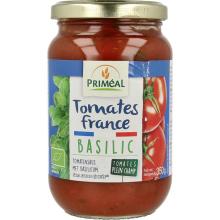 Primeal Tomatensaus Bascilicum uit Frankrijk Bio 350 G