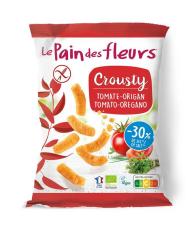 Le Pain Des Fleurs Chips Gepoft Tomaat Basilicum Glutenvrij Bio Vegan 75 Gram