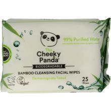 the cheeky panda Bamboe Gezichtsreinigingsdoekjes Parfumvrij 25 Stuks