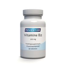 Nova Vitae Vitamine B2 Riboflavine 100 MG 90 Tabletten