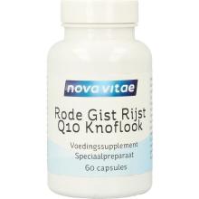 Nova Vitae Rode Gist Rijst + Q10 + Knoflook 60 Vegicaps