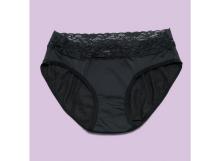 cheeky wipes Menstruatie Ondergoed Feeling Pretty Zwart Maat 42-44 1 Stuk