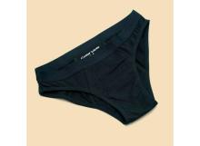 cheeky wipes Menstruatie Ondergoed Feeling Sporty Zwart Maat 32-34 1 Stuk