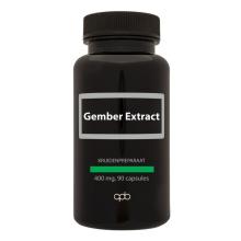 APB Holland Gember Extract Puur 90 Vegetarische Capsules