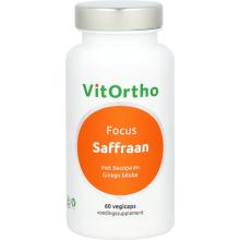 Vitortho Saffraan Focus 60 Vegan Capsules