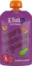 ella's kitchen Pears nectarines & guava 4+ knijpzakje bio 120G