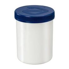 Spruyt Hillen Zalfflacon 170ml wit/blauw met dop 35st