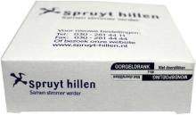 Spruyt Hillen Sticker gorgeldrank/mondspoel 1000st