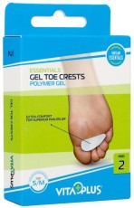 Vitaplus Essentials Gel Toe Crests Polymer Gel Maat S/M 2 Stuks