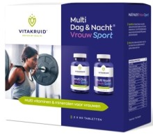 Vitakruid Multi Dag & Nacht Vrouw Sport 2x 90 Tabletten