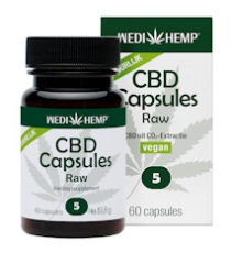 medihemp CBD Raw 5% 60 Capsules