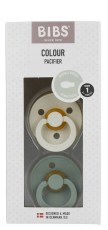 bibs Fopspeen 1 Maat Symmetrisch Ivry/Sage 2 Stuks