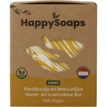 HappySoaps Hand & voetcreme bar soft argan 40G