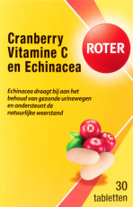Roter Blaas Vitamine C Cranberry Echinacea 30 tabletten