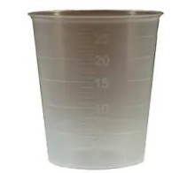 blockline Inneem/maatbekers PP 25/30ml 3750 Stuks